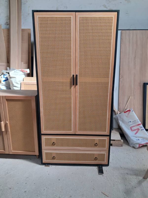 ARMOIRE GM 2 PORTES NOIRE - Cannage - TAKIDECO El Eulma