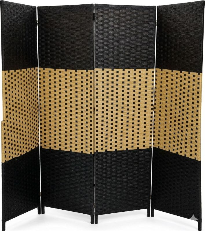 PARAVENT 4 PANNEAUX BOIS - General - TAKIDECO EL EULMA SHOWROOM