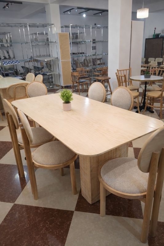 TABLE RECTANGLE 1.80×0.90 - Cannage - TAKIDECO El Eulma